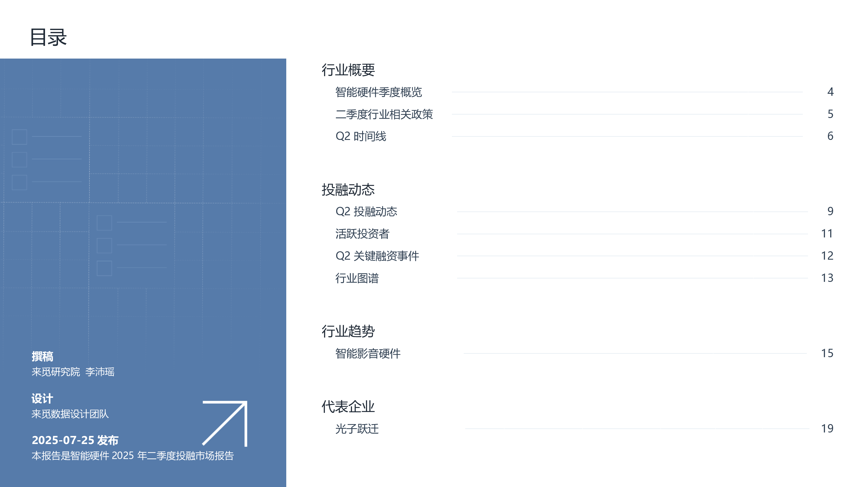 2025年二季度投融市场报告：智能硬件