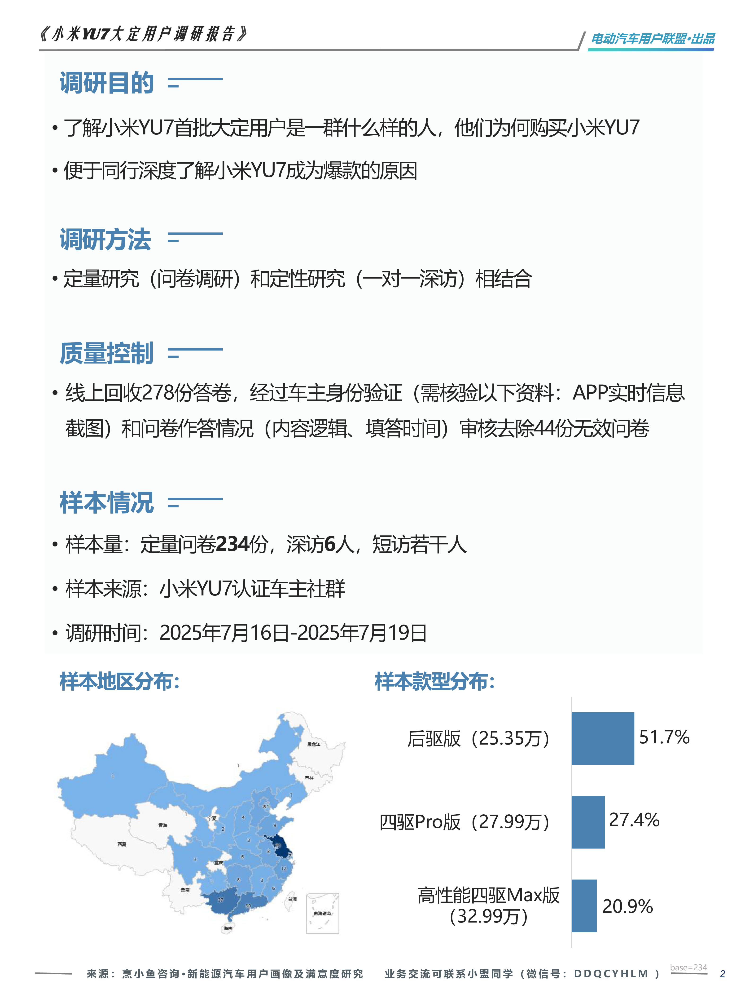 电动汽车用户联盟2025小米YU7大定用户调研报告46页