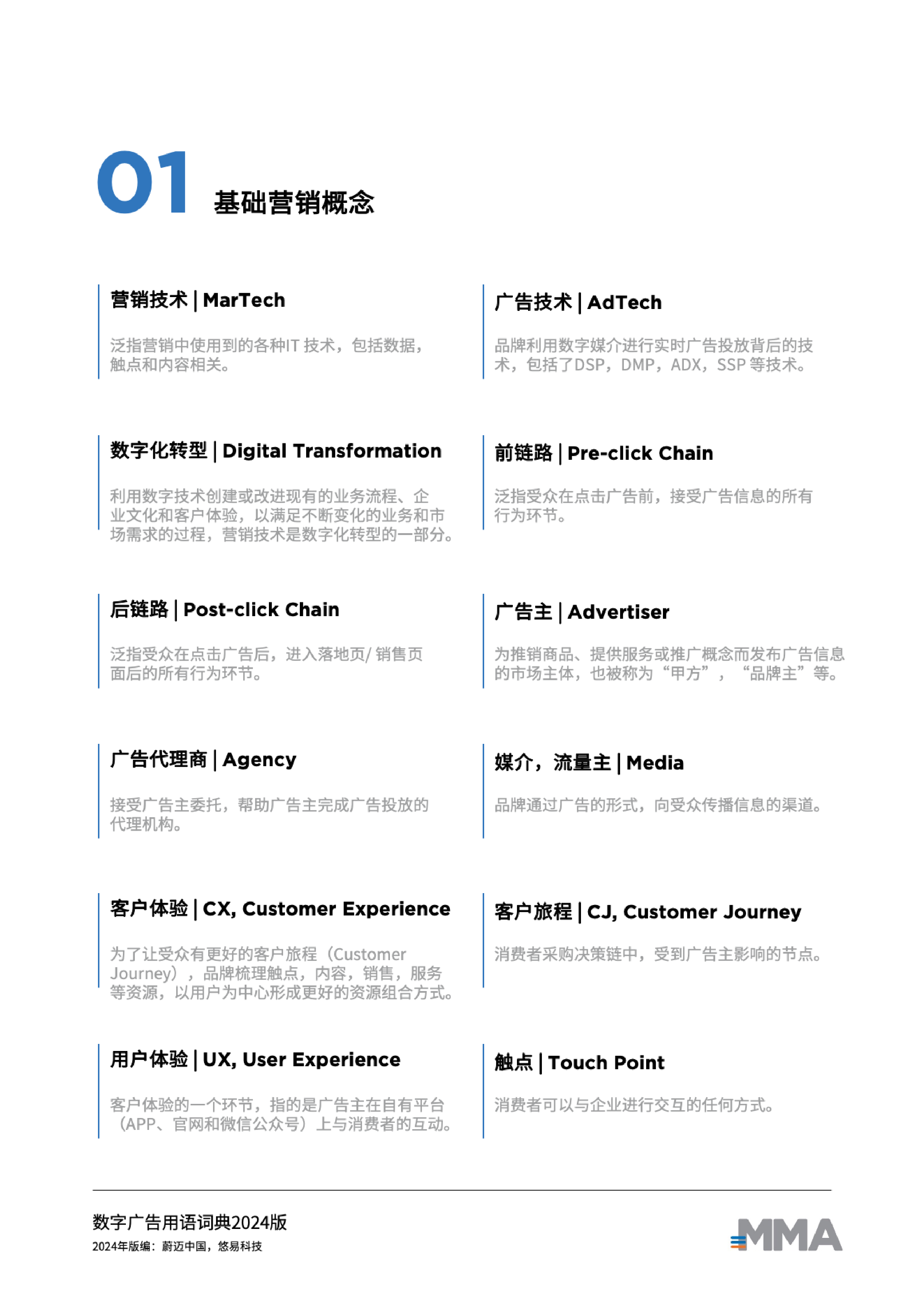 MMA营销技术委员会数字广告用语词典2024版25页